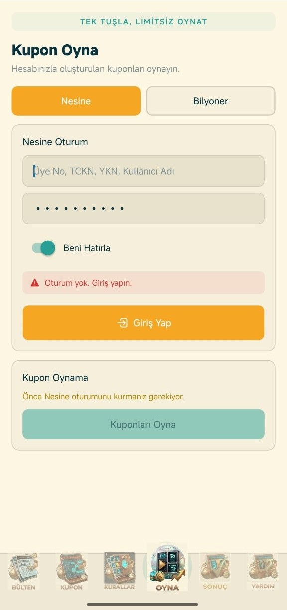 Oyna Sayfası